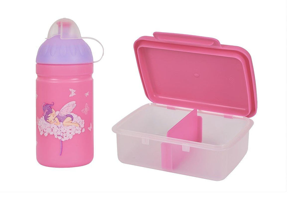 ZDRAVÁ LAHEV® SET ZDRAVÁ LAHEV A ZDRAVÁ SVÁČA svačinový box a lahev 0,5l Květinová víla