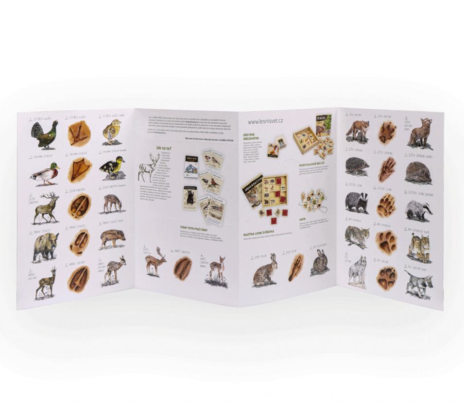 Lesní svět Papírové tripexeso Lesní svět