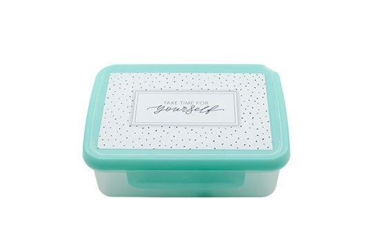 ZDRAVÁ LAHEV® Svačinový box Zdravá sváča Scandi tyrkys