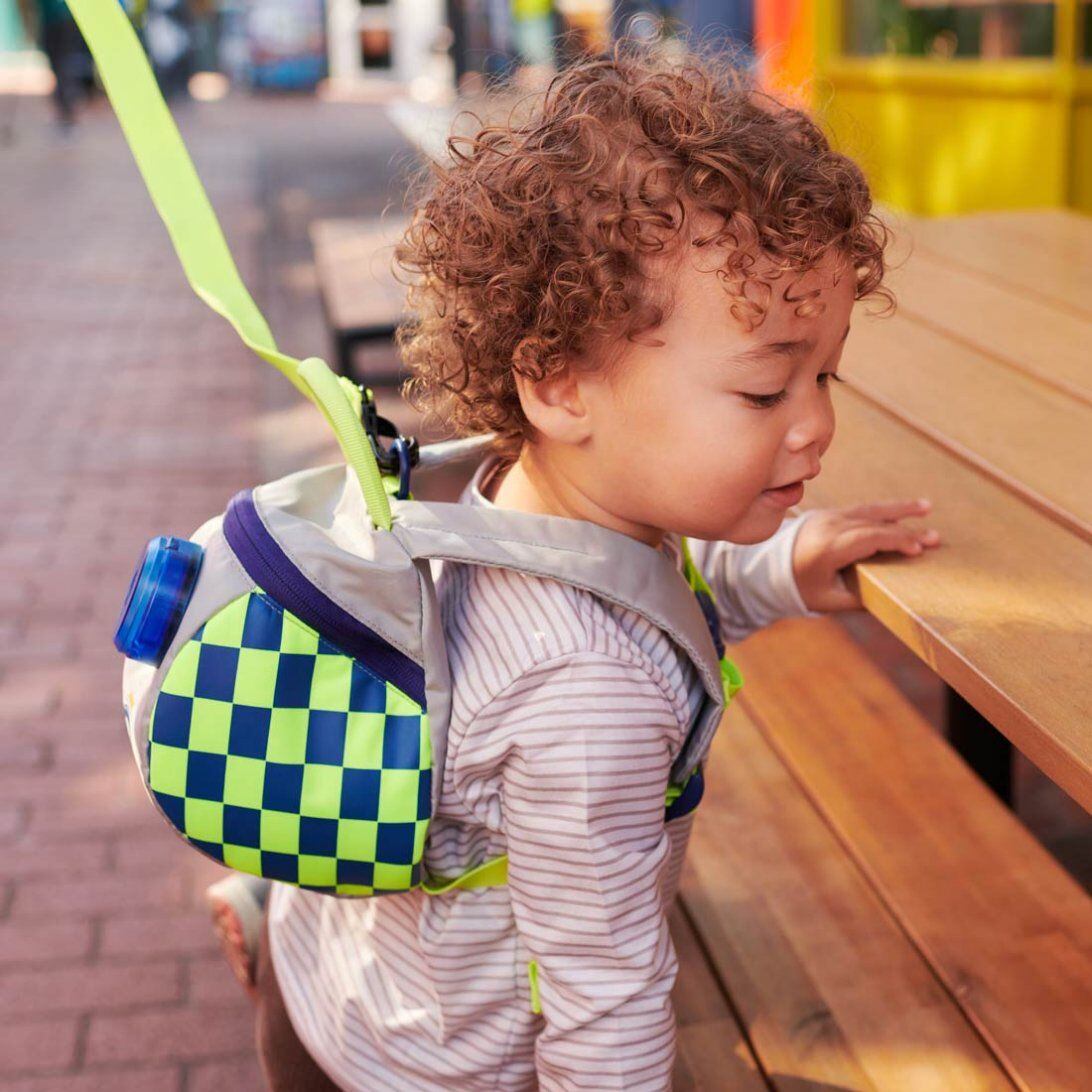 LittleLife Reflexní batoh s bezpečnostním vodítkem Emergency service Toddler Backpack police 2 l