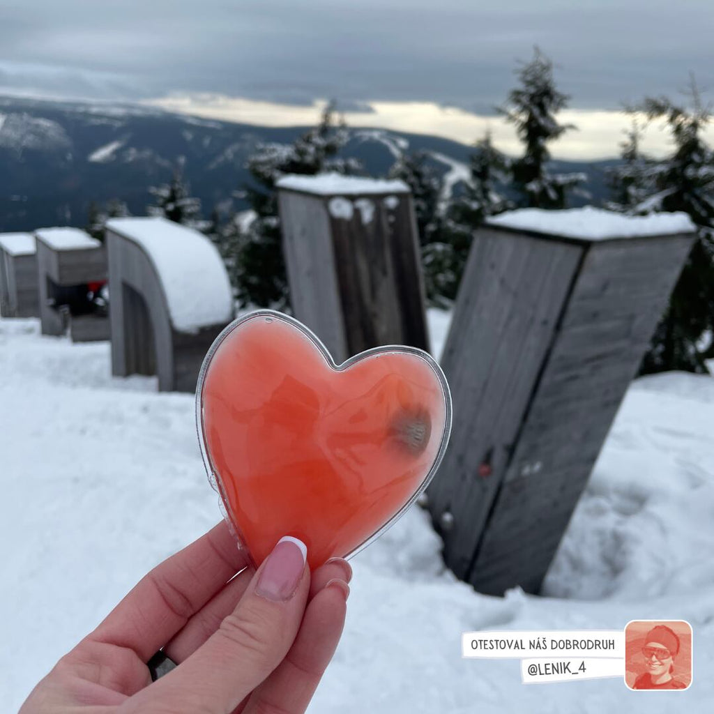 Yate Ohřívač do kapsy Amaroun srdce pro opakované použítí 1ks