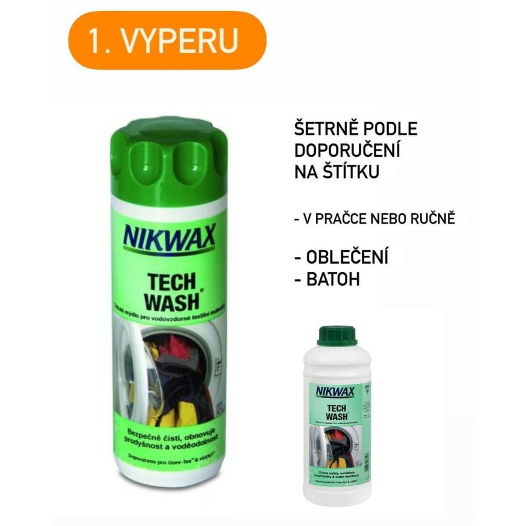 Nikwax Prací prostředek na membránové oblečení Tech Wash 300 ml