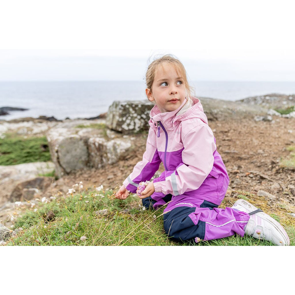 Didriksons Dětská nepromokavá bunda Pilvi tulip purple - ROSTOUCÍ