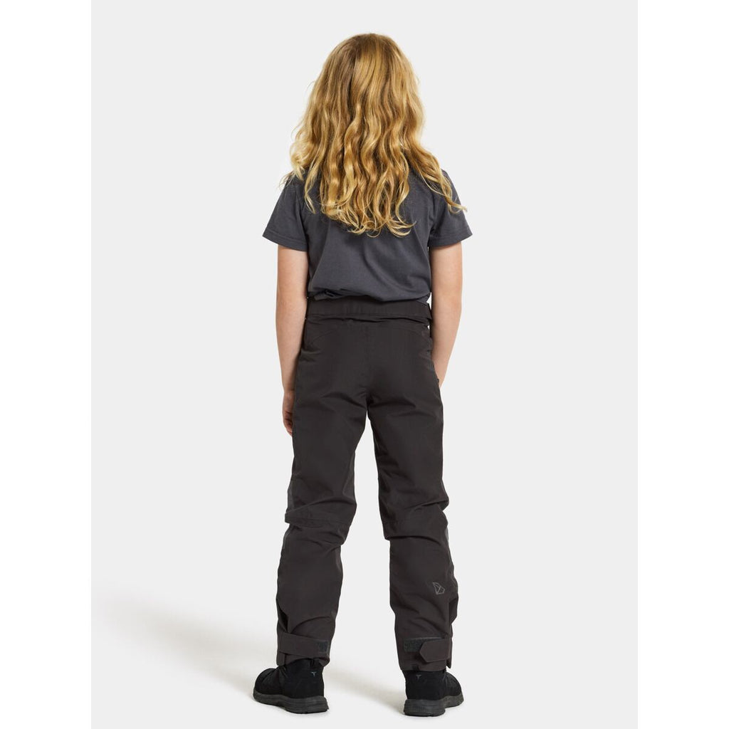 Didriksons Dětské nepromokavé kalhoty Svalört black - ROSTOUCÍ