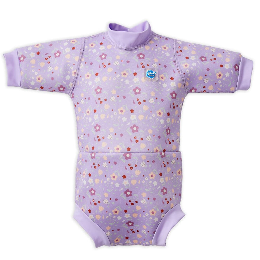 Splash About Dětské neoprénové UV body s krátkým rukávem Lilac Spring