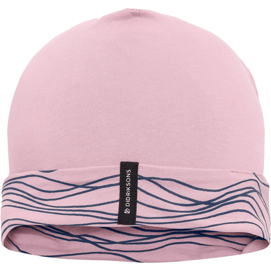Didriksons Dětská oboustranná čepice Banjo soft pink