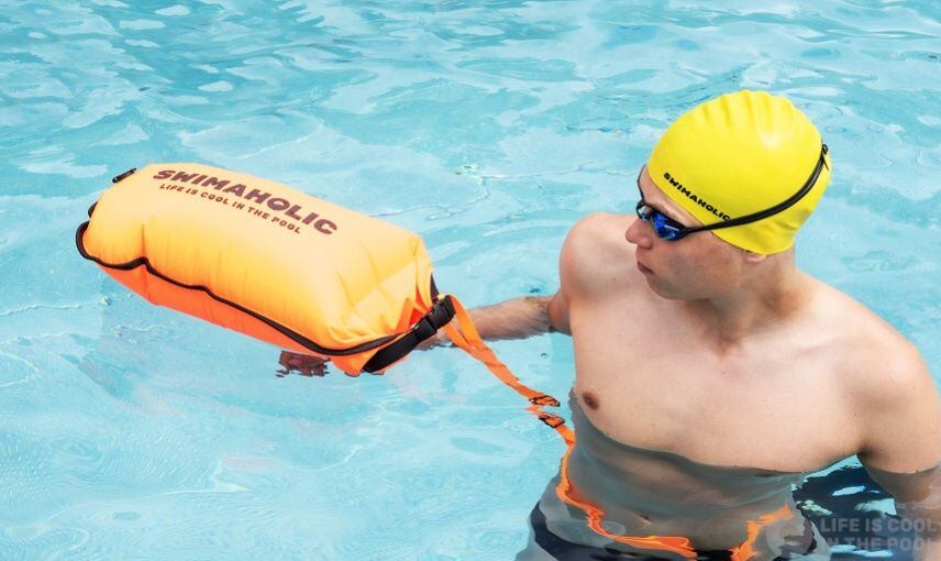 Swimaholic Plavecká bójka Swim Buoy - růžová