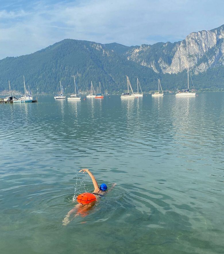 Swimaholic Plavecká bójka Swim Buoy - růžová