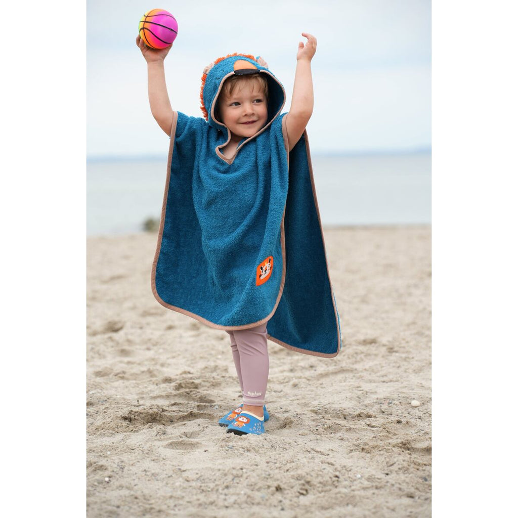 Playshoes Dětské pončo Jungle petrol