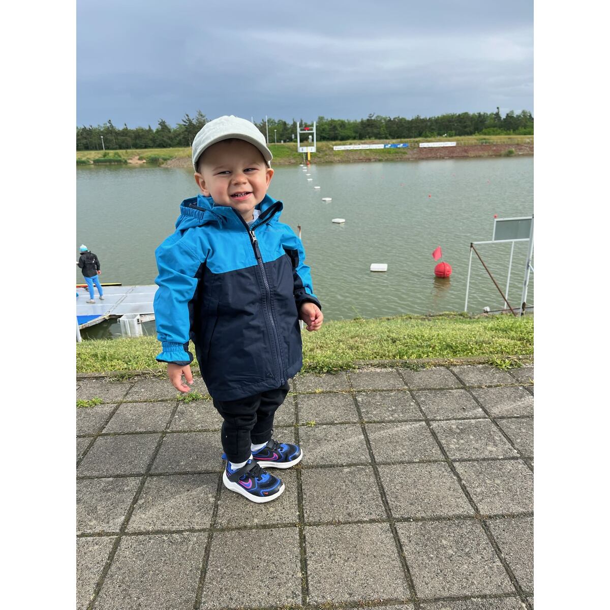 Didriksons Dětská nepromokavá bunda Pilvi navy - ROSTOUCÍ