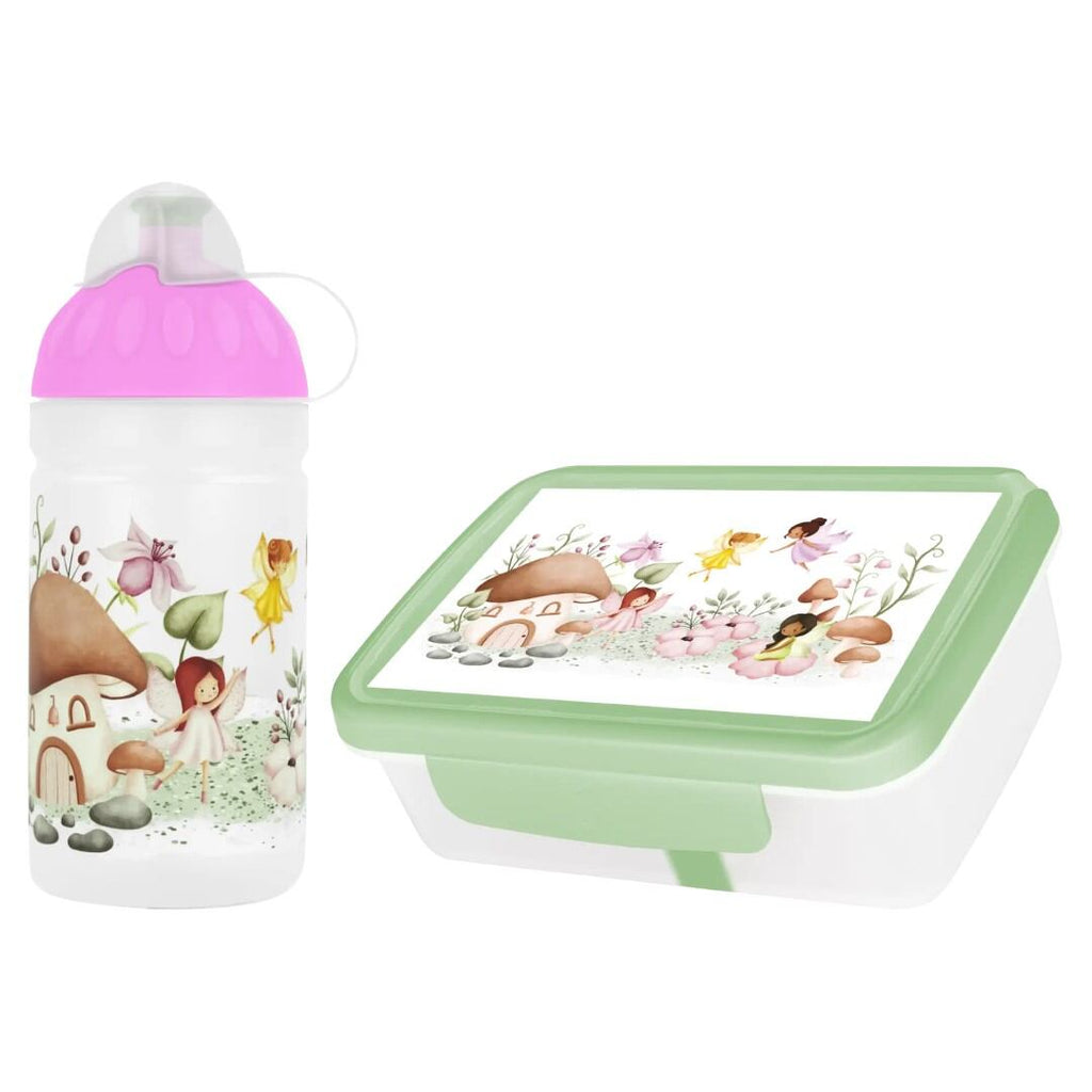 ZDRAVÁ LAHEV® SET ZDRAVÁ LAHEV A ZDRAVÁ SVÁČA svačinový box a lahev 0,5l Pohádkové víly