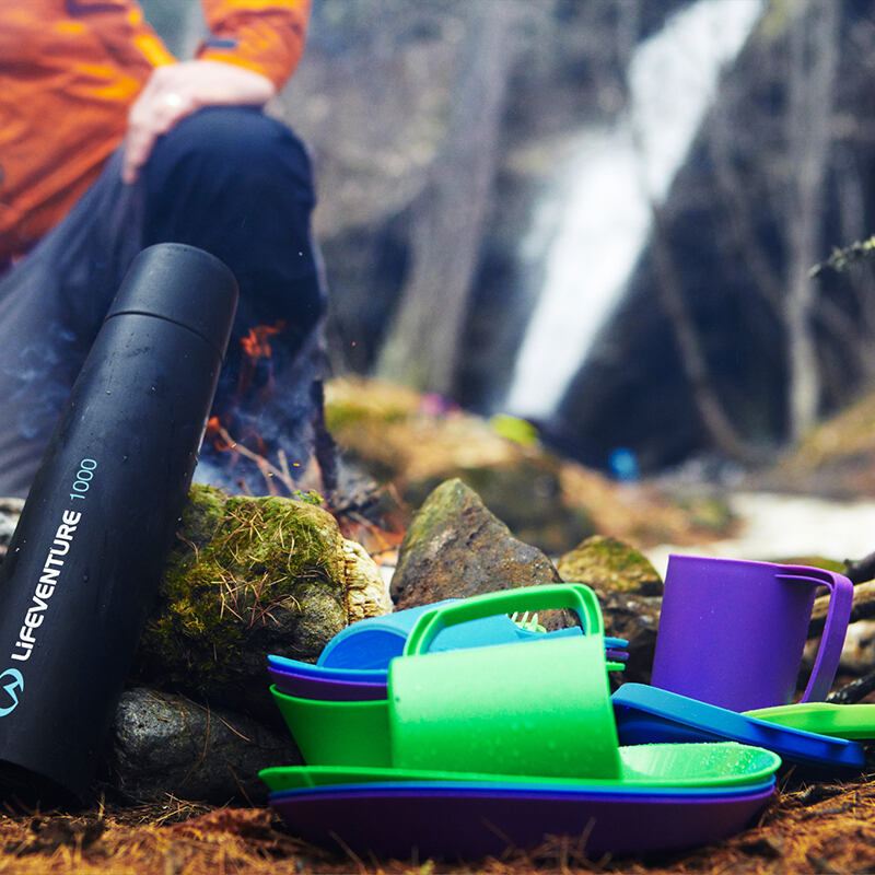 LifeVenture Sada nádobí Ellipse 4-Piece set purple