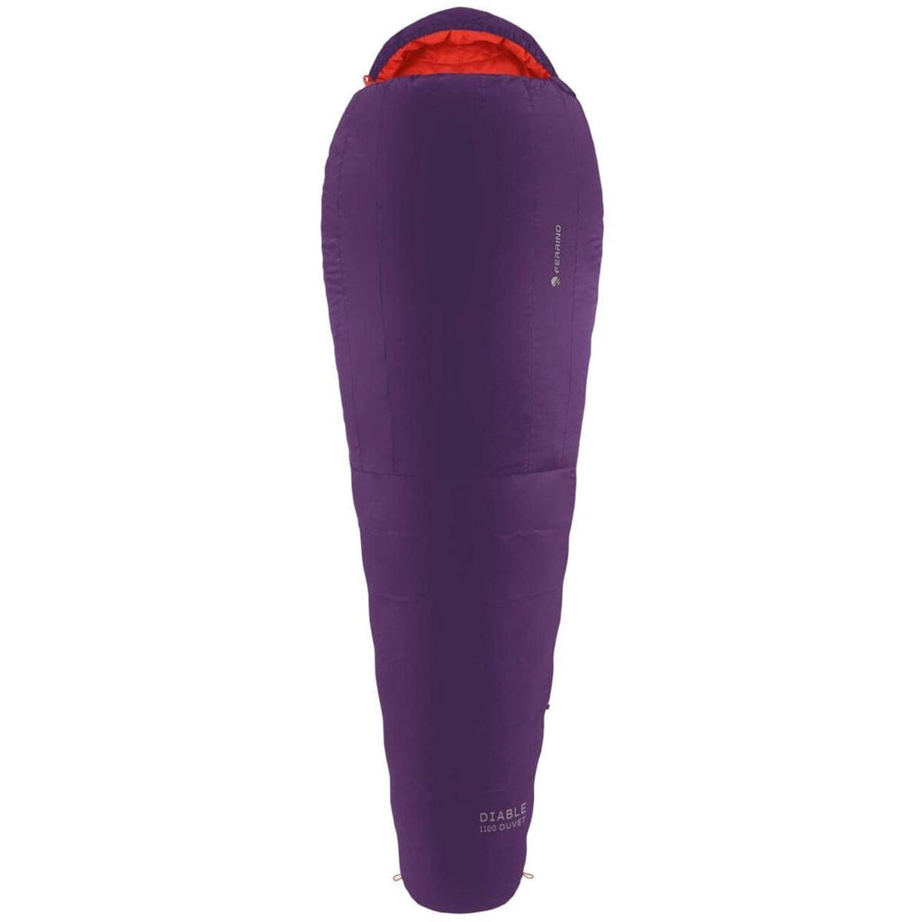 Ferrino Lehký třísezónní péřový spací pytel Diable 1100 Duvet - fialový