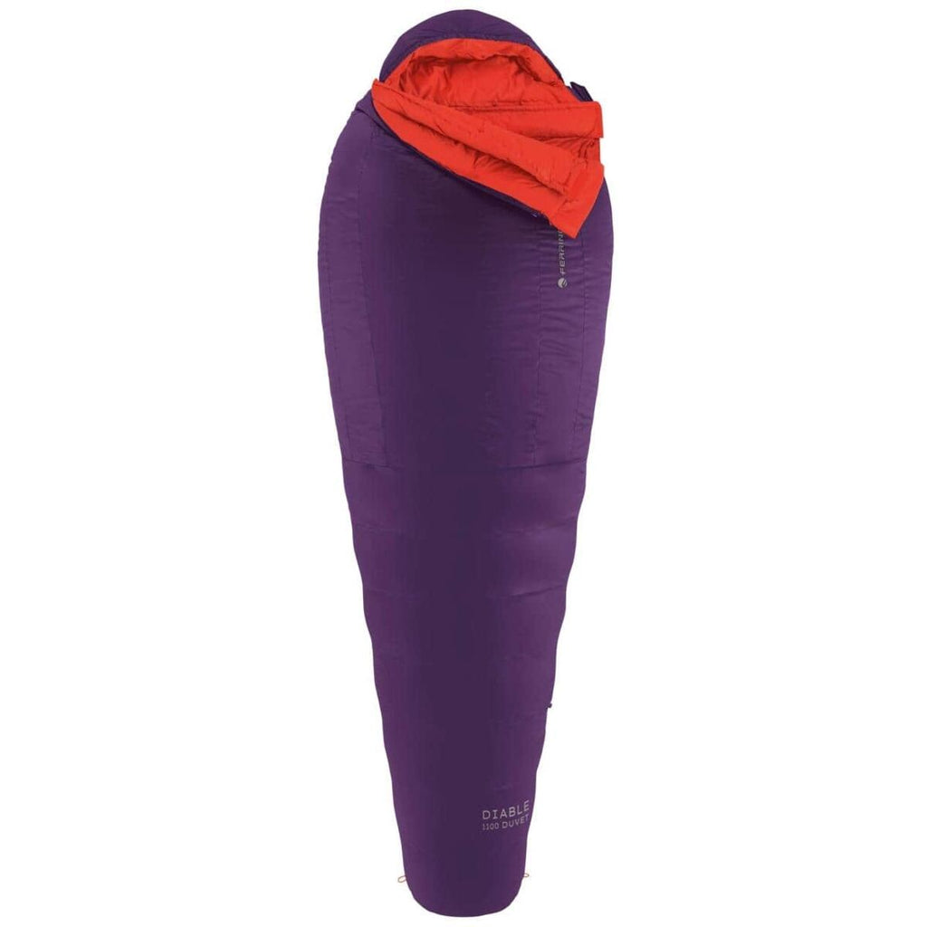 Ferrino Lehký třísezónní péřový spací pytel Diable 1100 Duvet - fialový