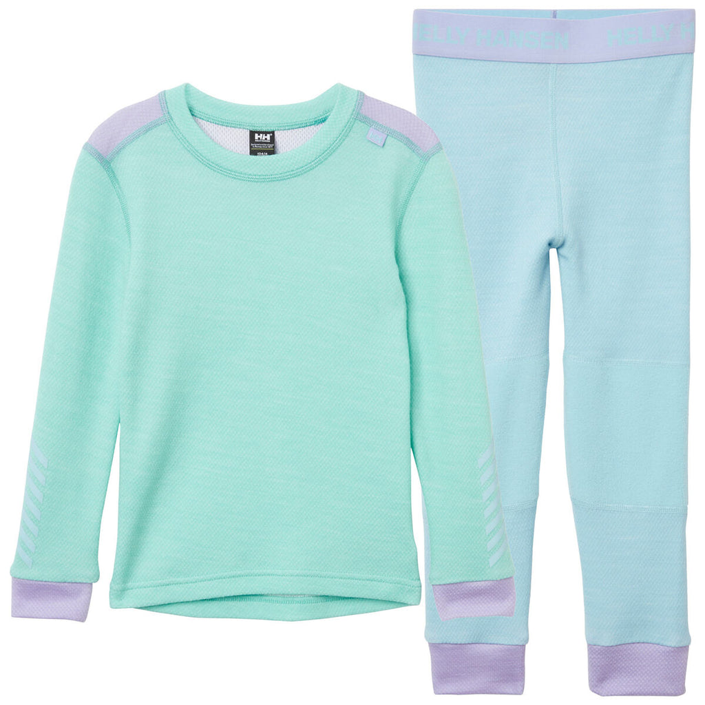 Helly Hansen Dětské termoprádlo K Lifa Merino set - lagoon