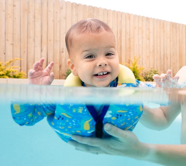 Splash About Dětská plovací vesta Early Years Swim Vest Croc Creek