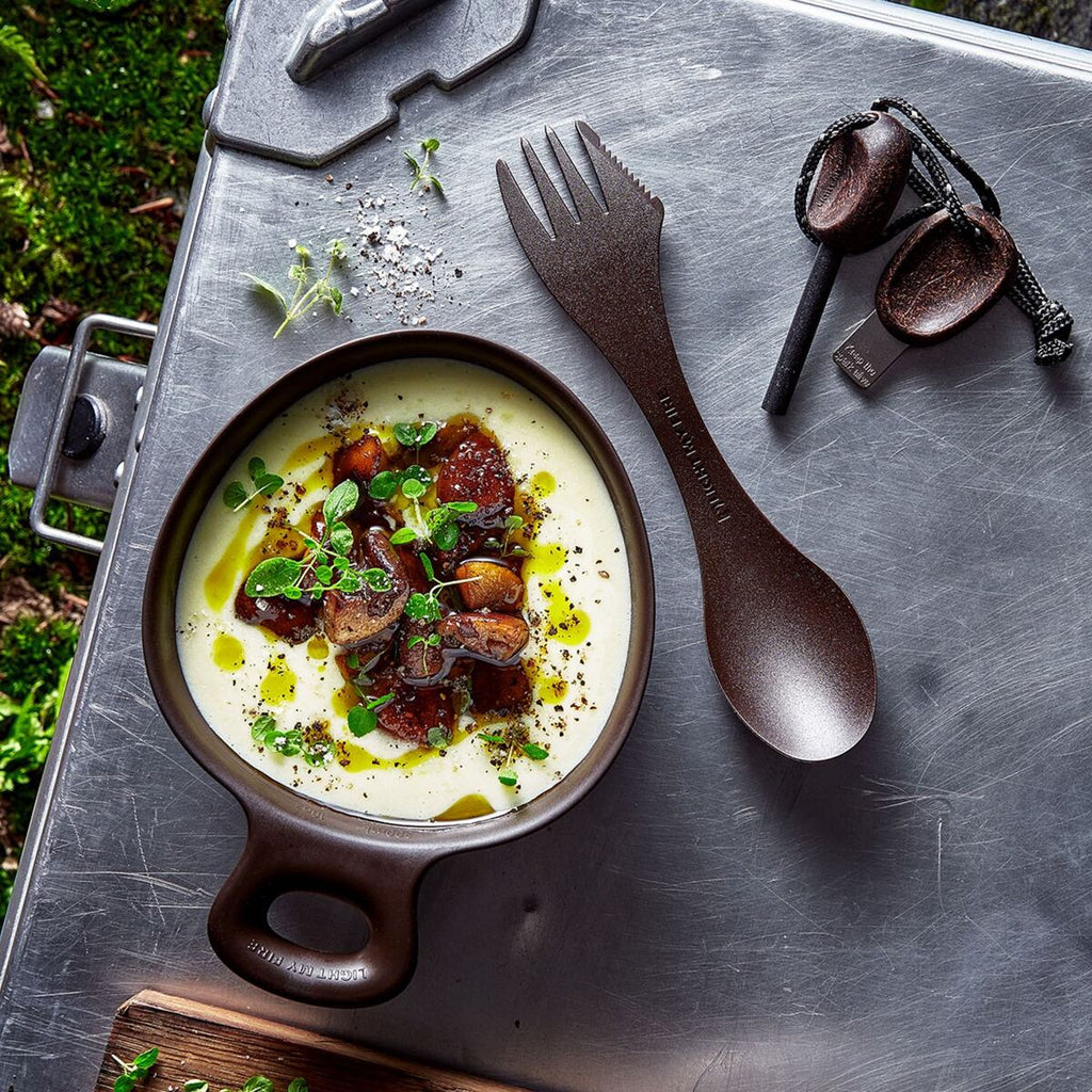 Light my fire Cestovní příbor Swedish Spork original 2-pack hazyblue/dustypink