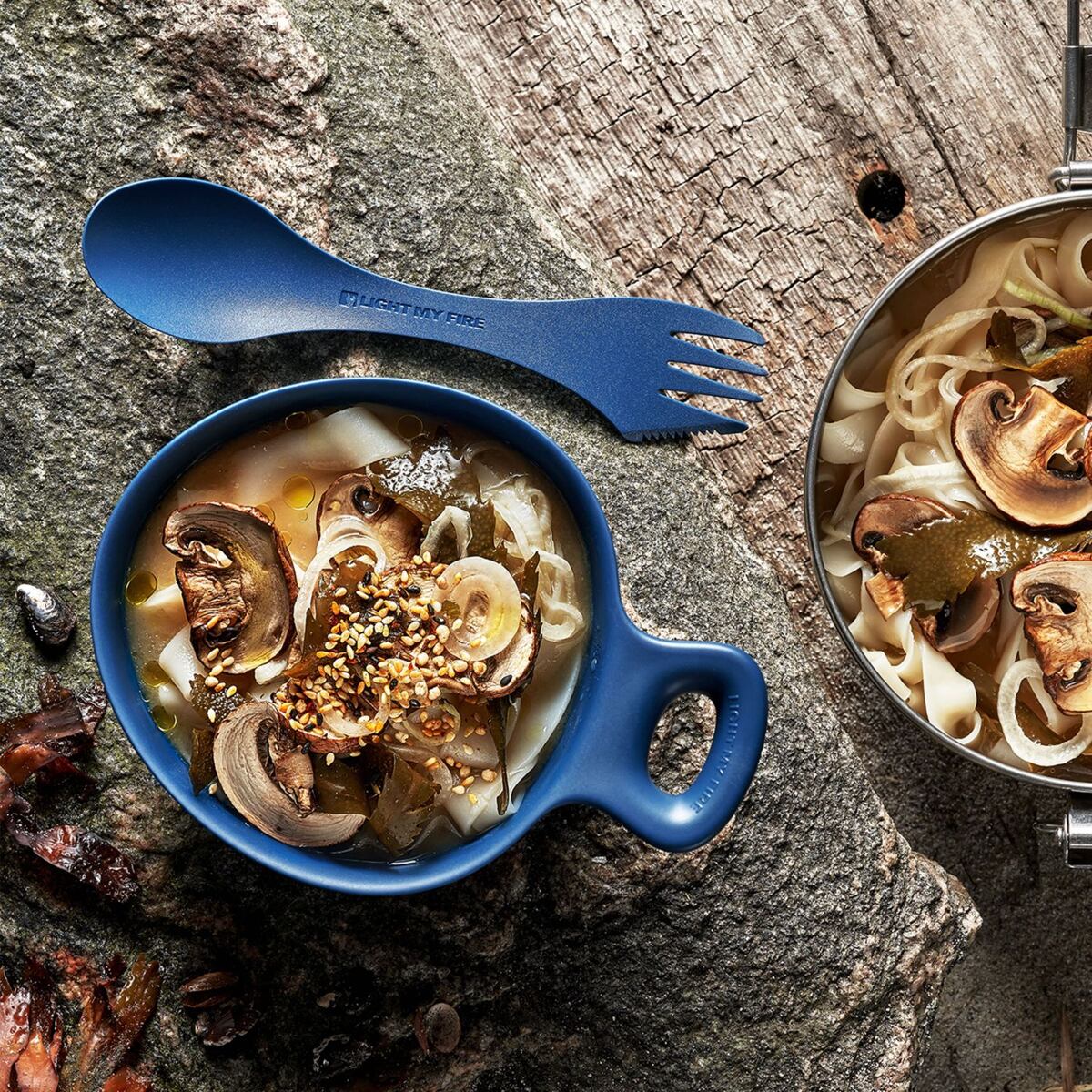 Light my fire Cestovní příbor Swedish Spork original slatyblack