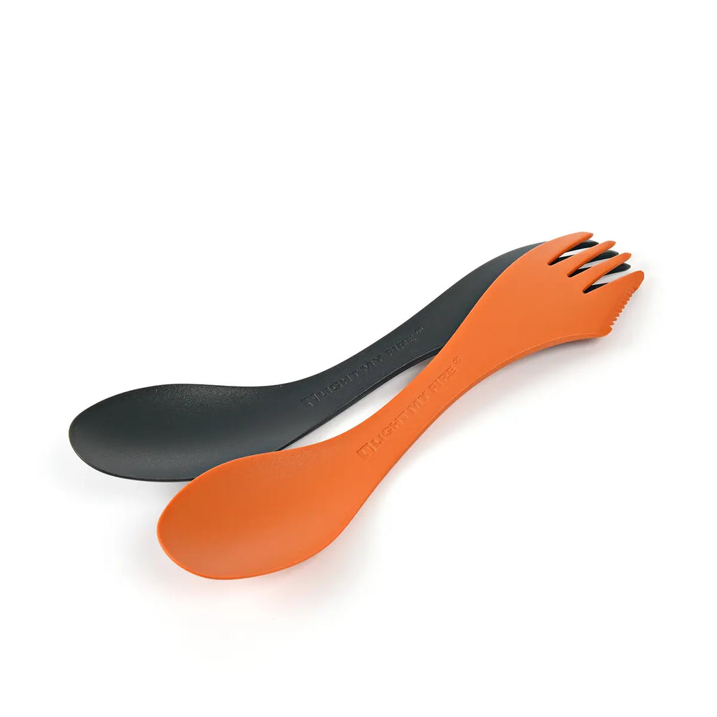 Light my fire Velký cestovní příbor Swedish Spork medium 2-pack rustyorange/slatyblack