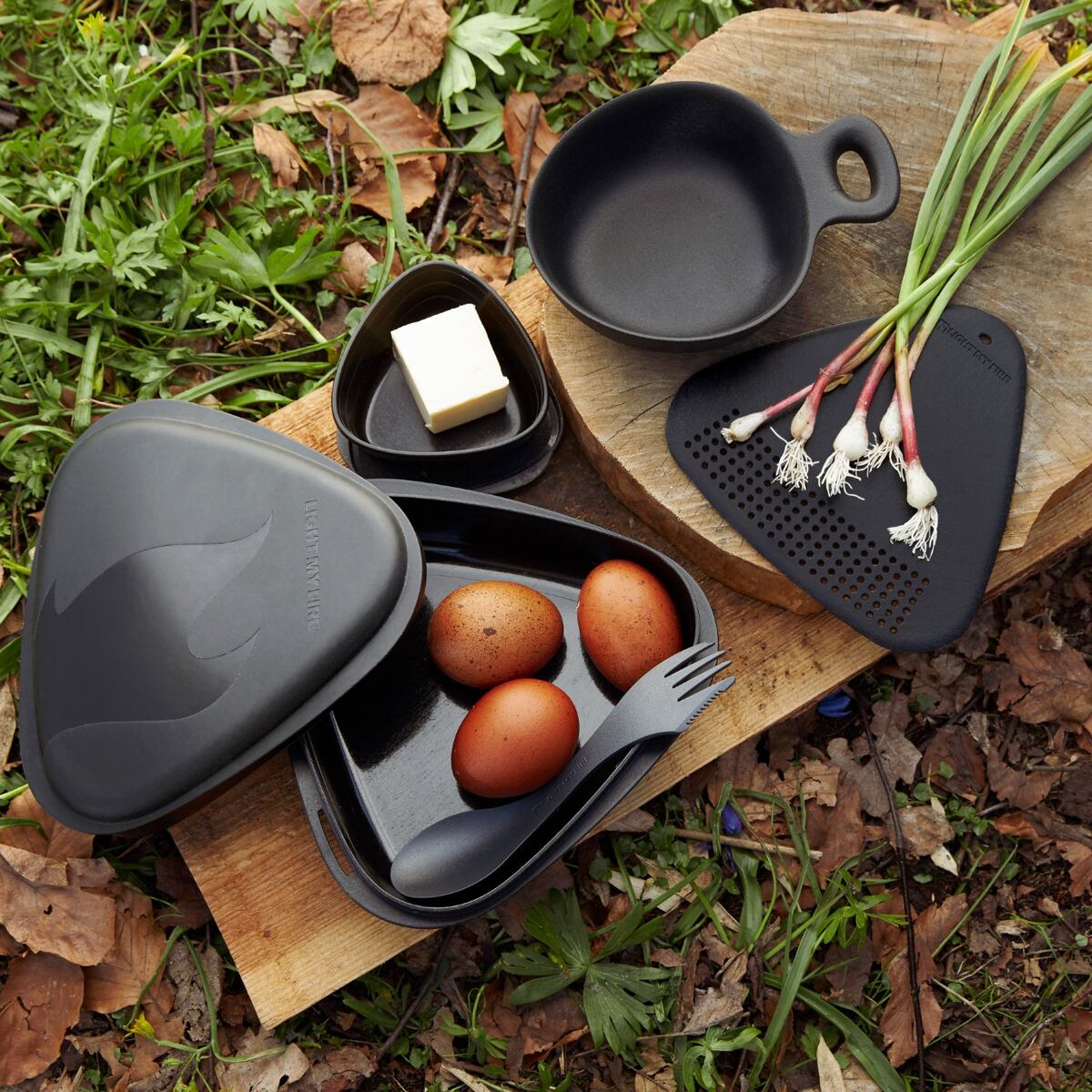Light my fire Cestovní sada nádobí Outdoor MealKit 2.0 slatyblack