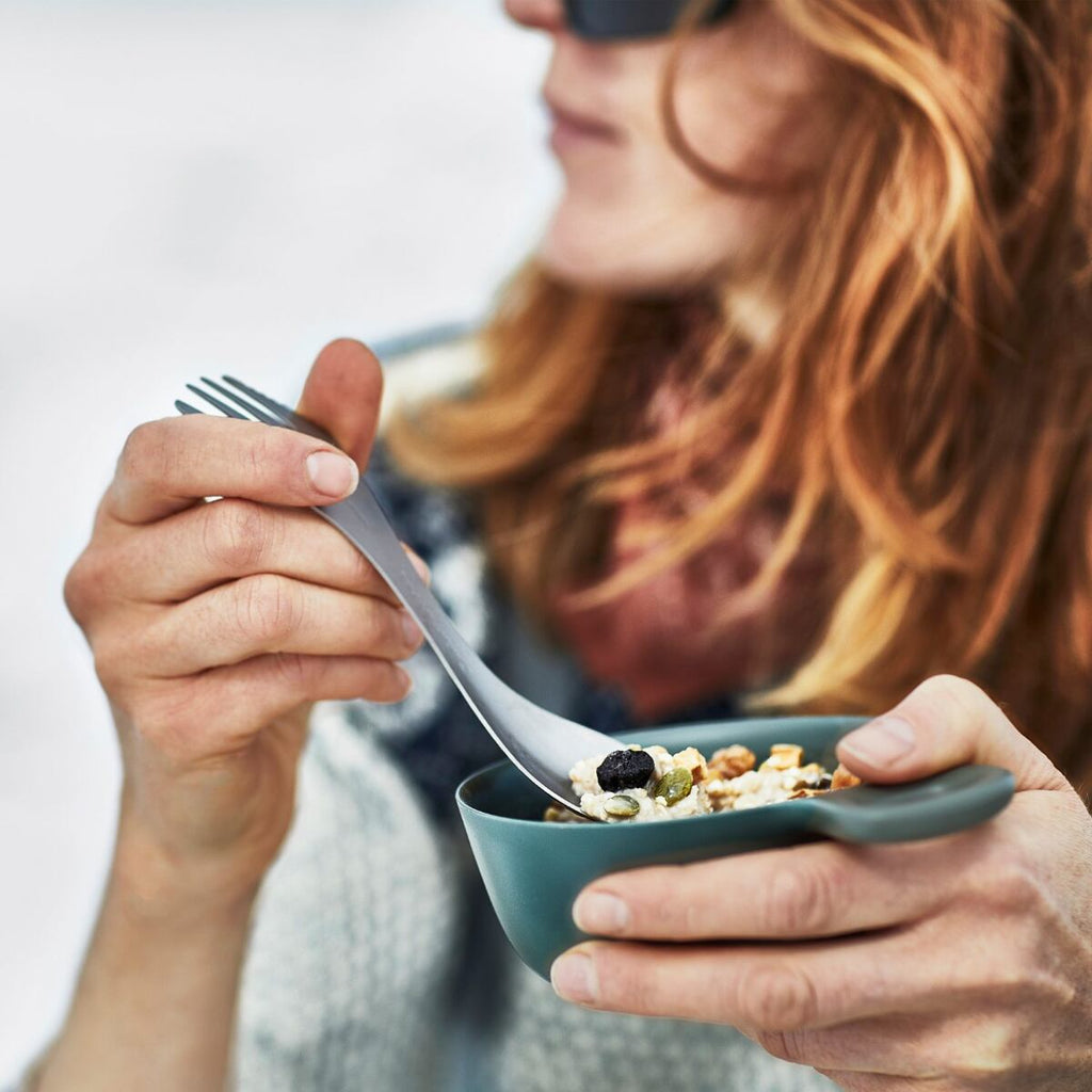 Light my fire Cestovní miska s uchem Swedish Kåsa hazyblue