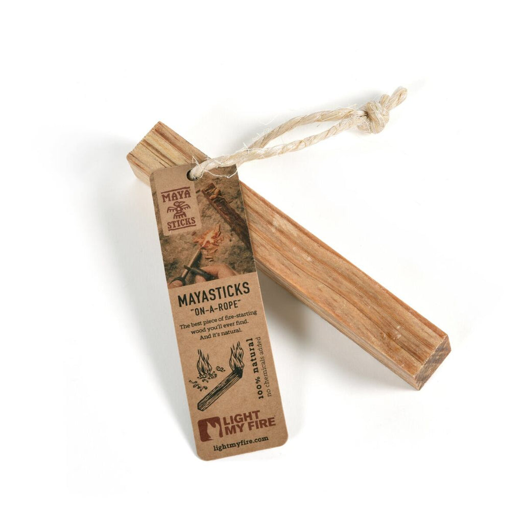 Light my fire Přírodní podpalovač z pryskyřičného dřeva MayaSticks on-a-rope