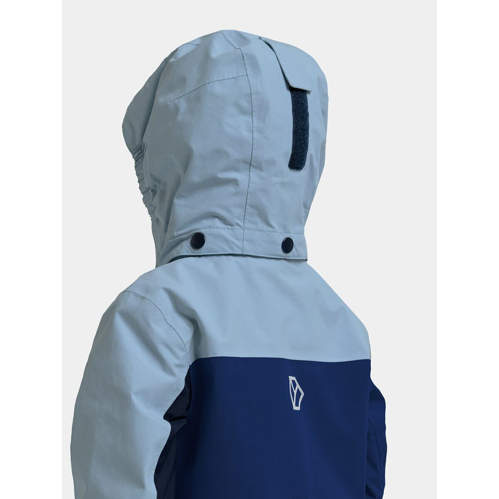 Didriksons Dětská nepromokavá bunda Pilvi blue fog - ROSTOUCÍ