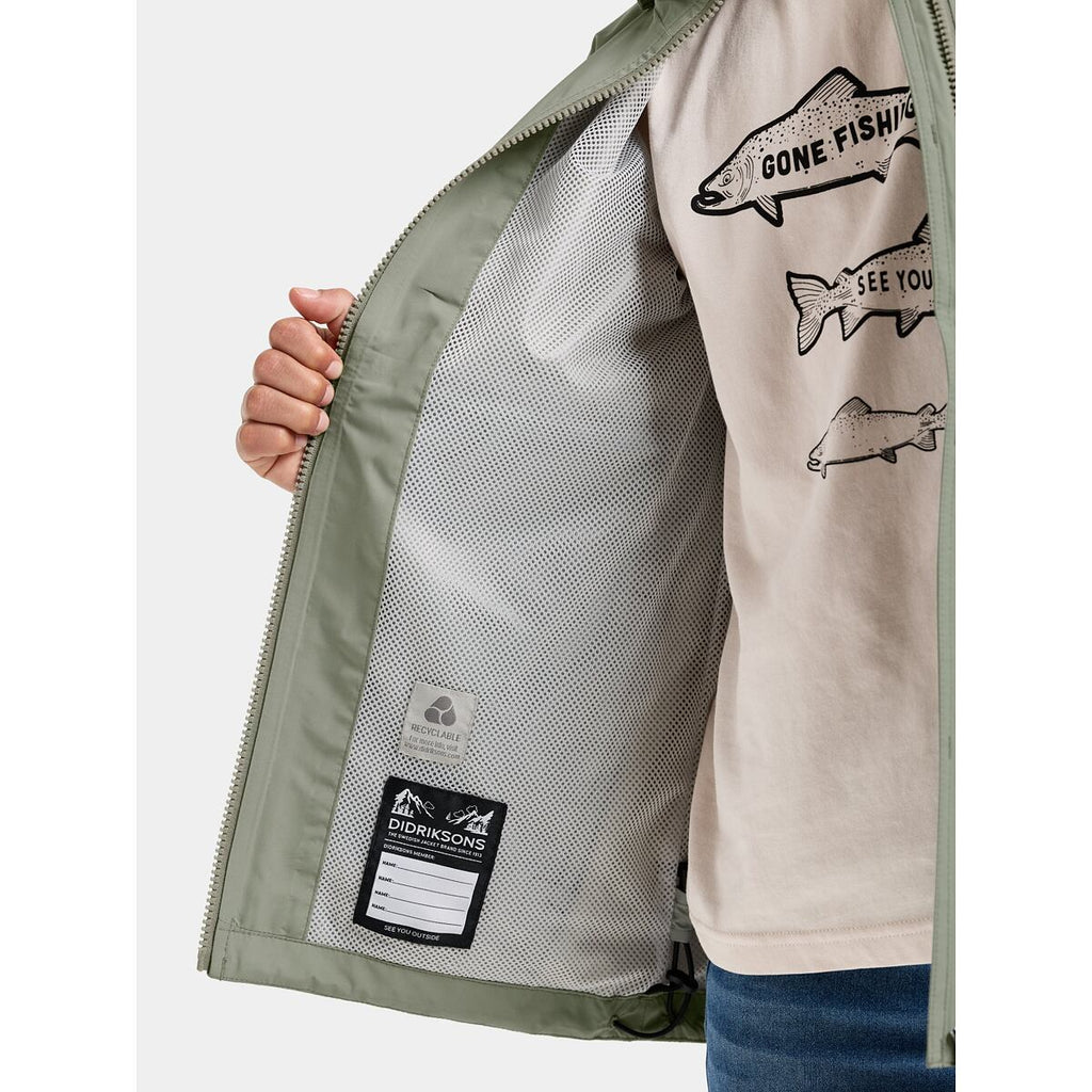 Didriksons Dětská nepromokavá bunda Piko wilted leaf - ROSTOUCÍ