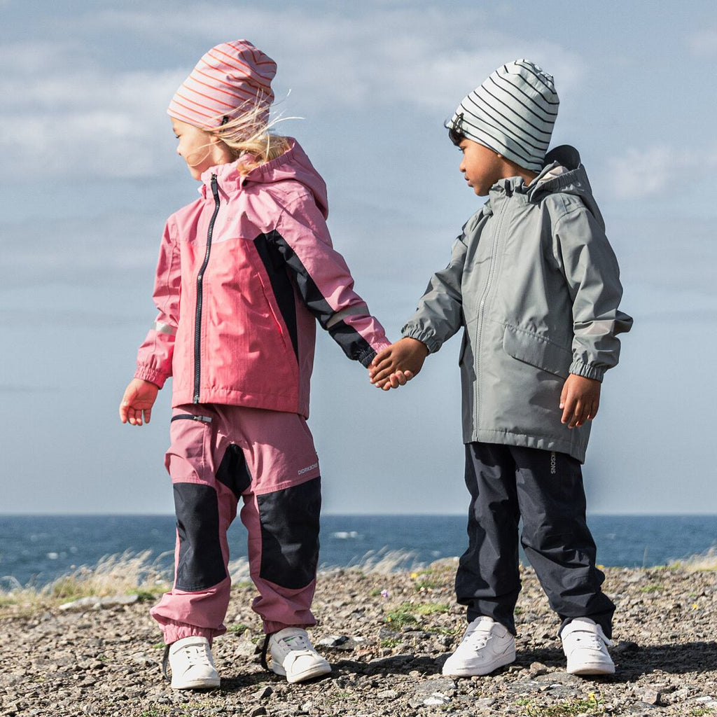 Didriksons Dětská nepromokavá bunda Norma factory blue - ROSTOUCÍ