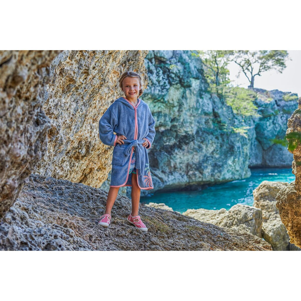 Playshoes Dětský župan Palmy - froté