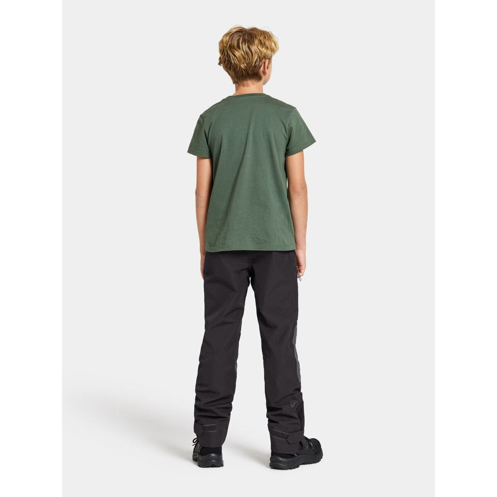 Didriksons Dětské nepromokavé kalhoty Svalört black - ROSTOUCÍ