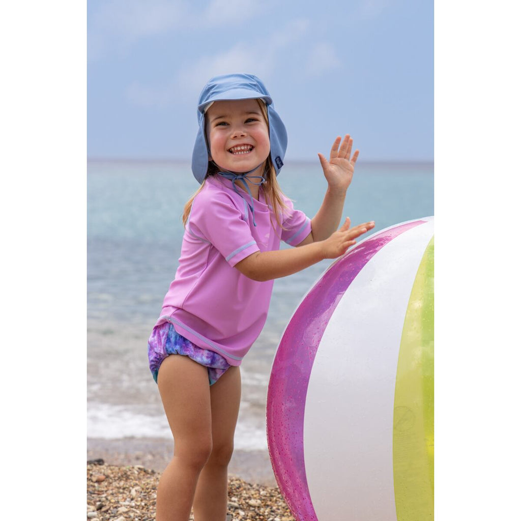 Playshoes Dětské UV tričko Batik violet - krátký rukáv